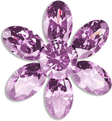 3d purple gem
